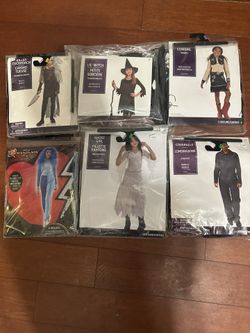 Party City Girl Costumes all Different Sizes (3 Each)