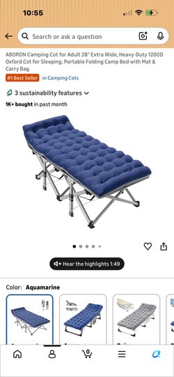Camping cot