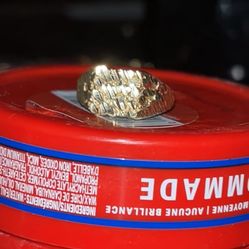 Gold Nugget Ring 