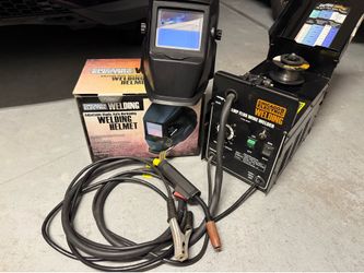 90 Amp Flux Wire Welder & Auto-Shading Helmet