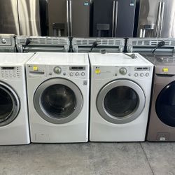 Lg Set Washer & dryer Electric 