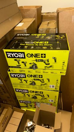 Ryobi One+ 18V 6-Tool Combo Kit with 1.5/4Ah Batteries & Charger (Bag Included) - BRAND NEW IN BOX
