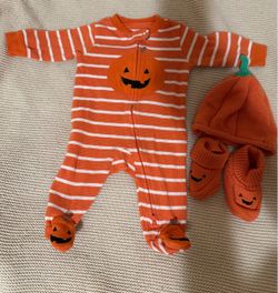 Baby Halloween Pumpkin Costume Set Carters