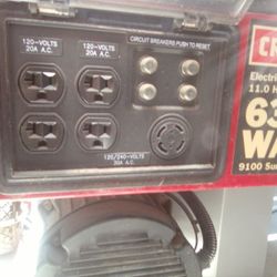 6300 Watts Generator Under 20 Hours