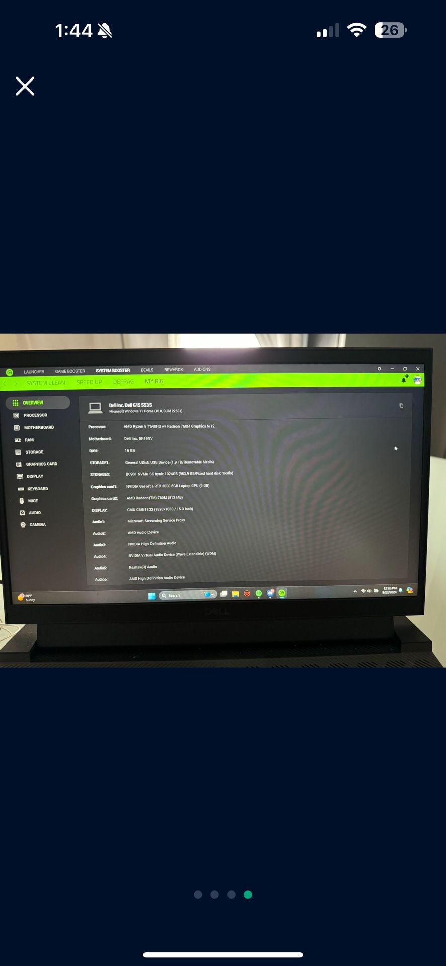 GAMING DELL G15