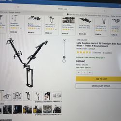 Aero Jack-It RV Bike Rack