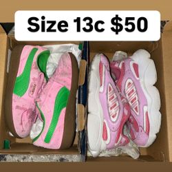 Adidas Pumas Size 13c 