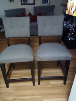 SET OF 2 CHAIRS / BAR STOOLS. $35 FOR BOTH