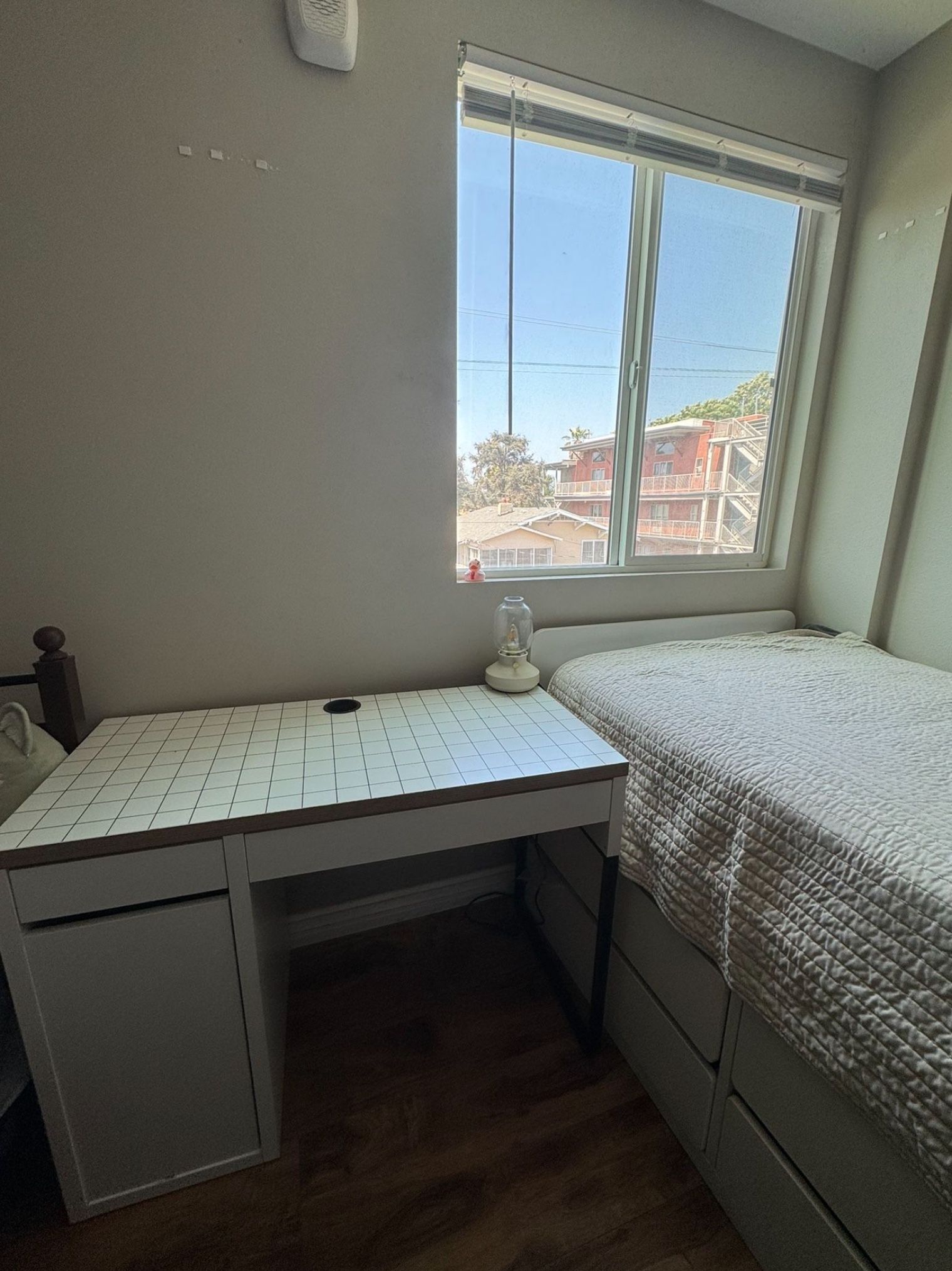 IKEA Twin Bed Frame & Desk