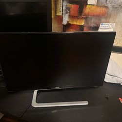AOC 23” Monitor (HDMI + IPS Display) – Clean