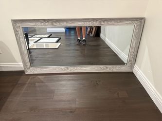 Large wall mirror