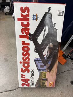 24” scissor jacks