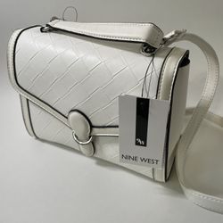 White Handbag Women’s Nine West Paulson