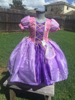 Size 2T girls rapunzel Princess costume