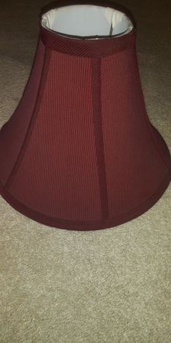 Purple lamp shade