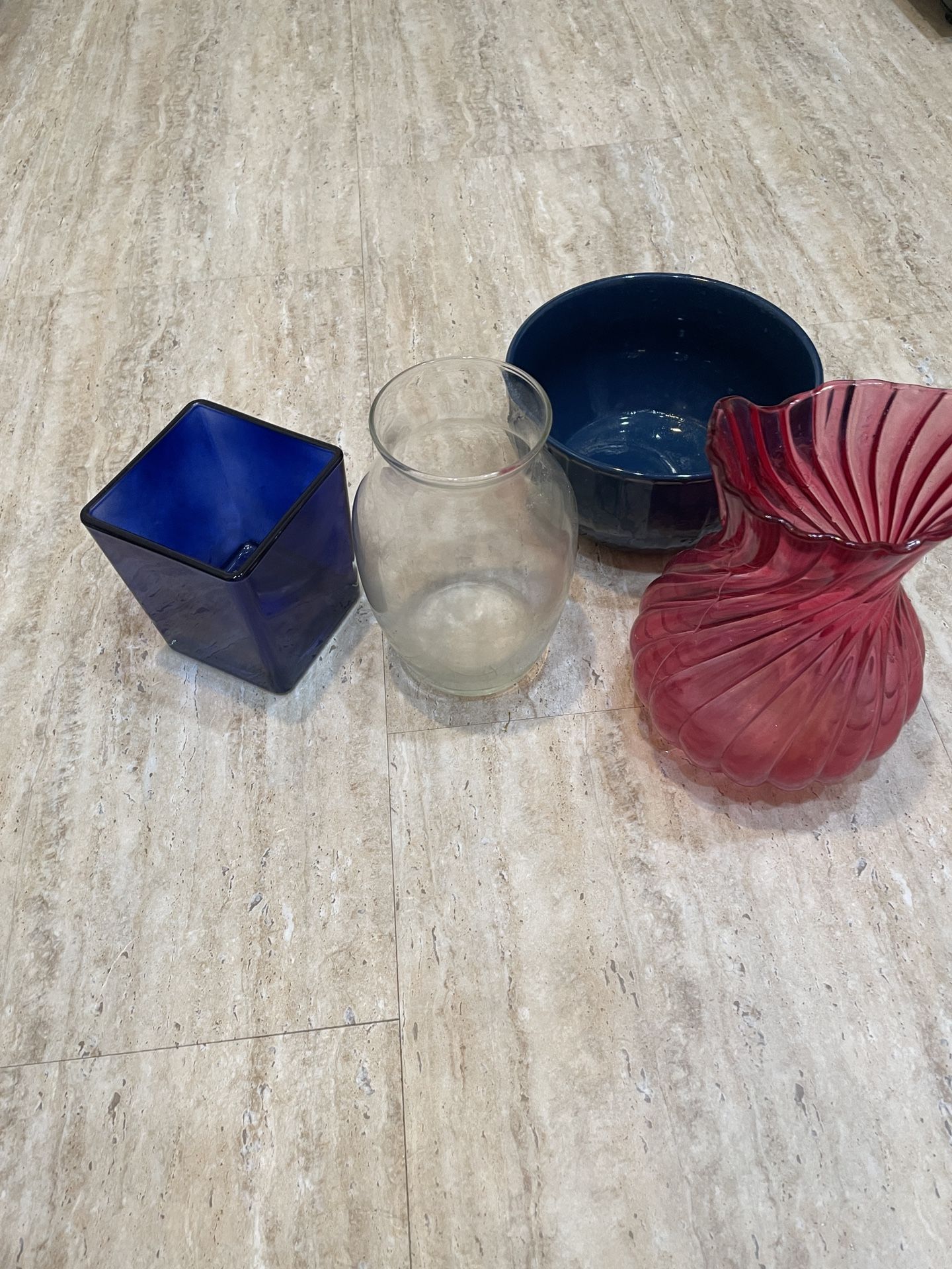 Free four flower Vases/pots