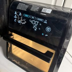 Chefman 12-Quart Air Fryer Oven Countertop Convection Oven, Family Size, 6-in-1, Digital Timer, Touchscreen, 12 Presets, Dishwasher-Safe Parts