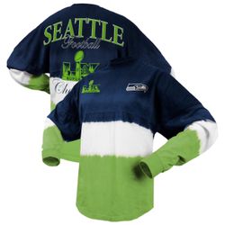 Seattle Seahawks Super Bowl Women’s Ombre Long Sleeve