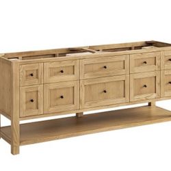 James Martin 72” Bathroom Vanity Cabinet