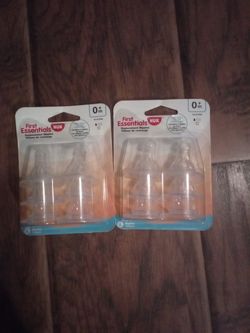 First Essentials NUK Nipples 0+m  6 in  each pack