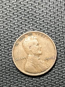 1926 Lincoln Wheat Cent Penny Coin 