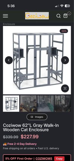 Coziwow Large Cat House 150 OBO open to offers