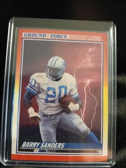 BARRY SANDERS GROUND FORCE SPORT CARD 🔥