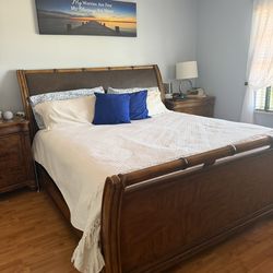 King Size Bamboo Bedroom Set