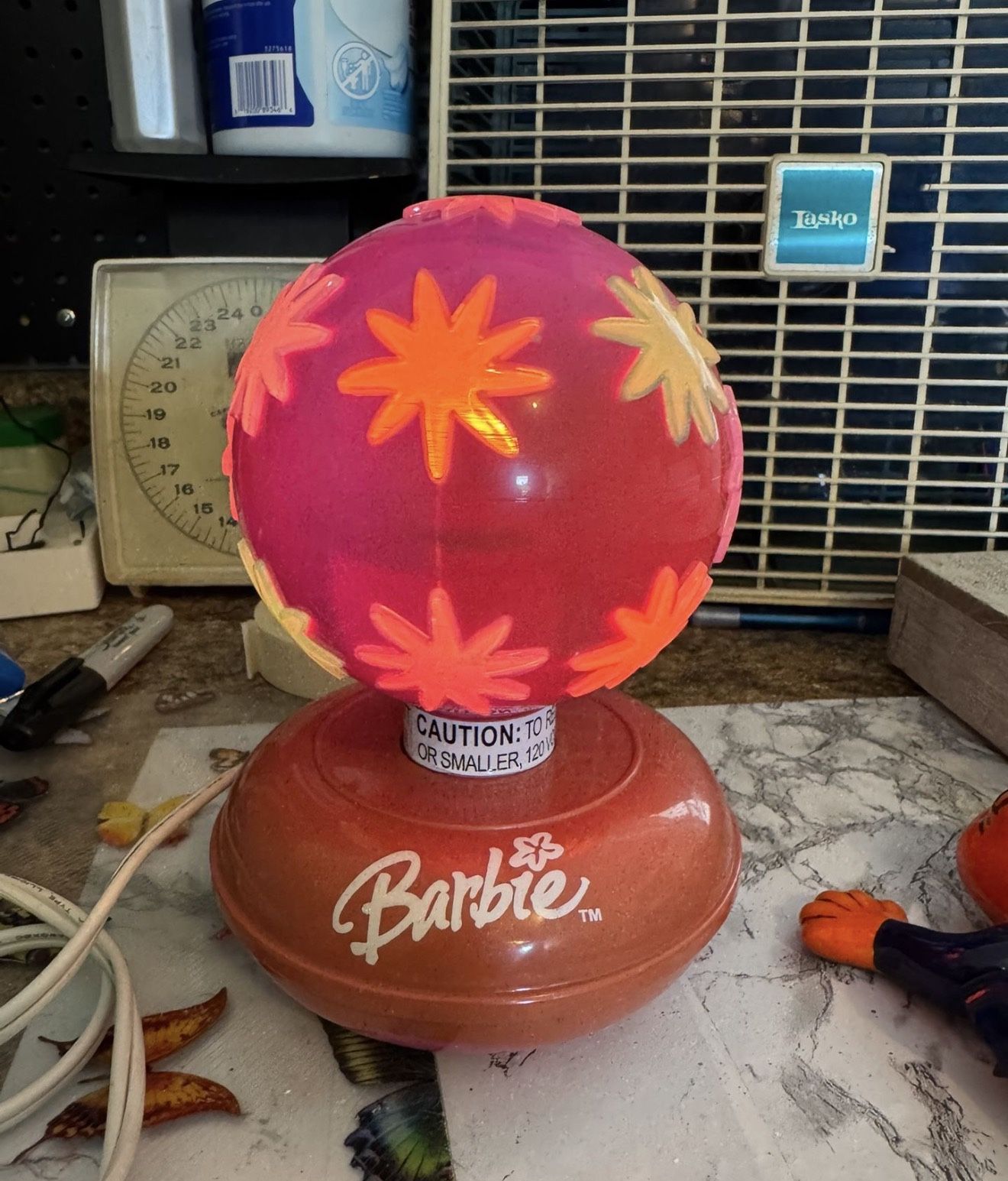 Mattel Barbie Disco Light Pink Disco Ball 2002 Y2K Bedroom