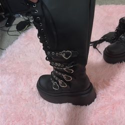 Gothic Tall High Boots