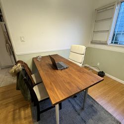 Solid Wood Dining And Work Table