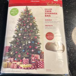 Christmas Tree Durable Polyester Fabric Storage Bag With Handles
