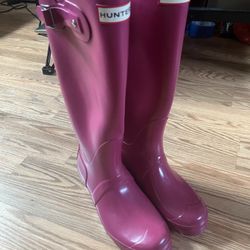Pink HUNTER Rain Boots