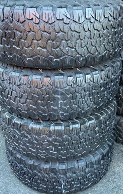 4 Llantas Usadas BFGoodrich Ko2 37x12.50R17 $280 las 4