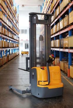 Electric Walkie Straddle Stacker A-3028 A-3029 A-3030 | 118" 177'' 220'' Lift Height
