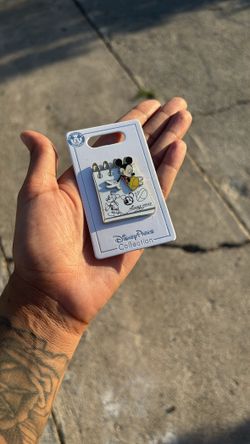 Mickey Mouse Sketch Notebook Pin – Disney Parks Collection