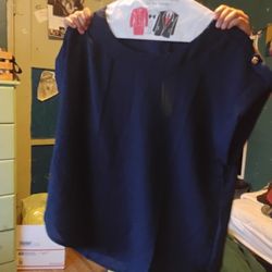 Blue Blouse Size Large 
