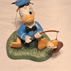 Donald Duck Figurine Collectible Hook Line & Sinker