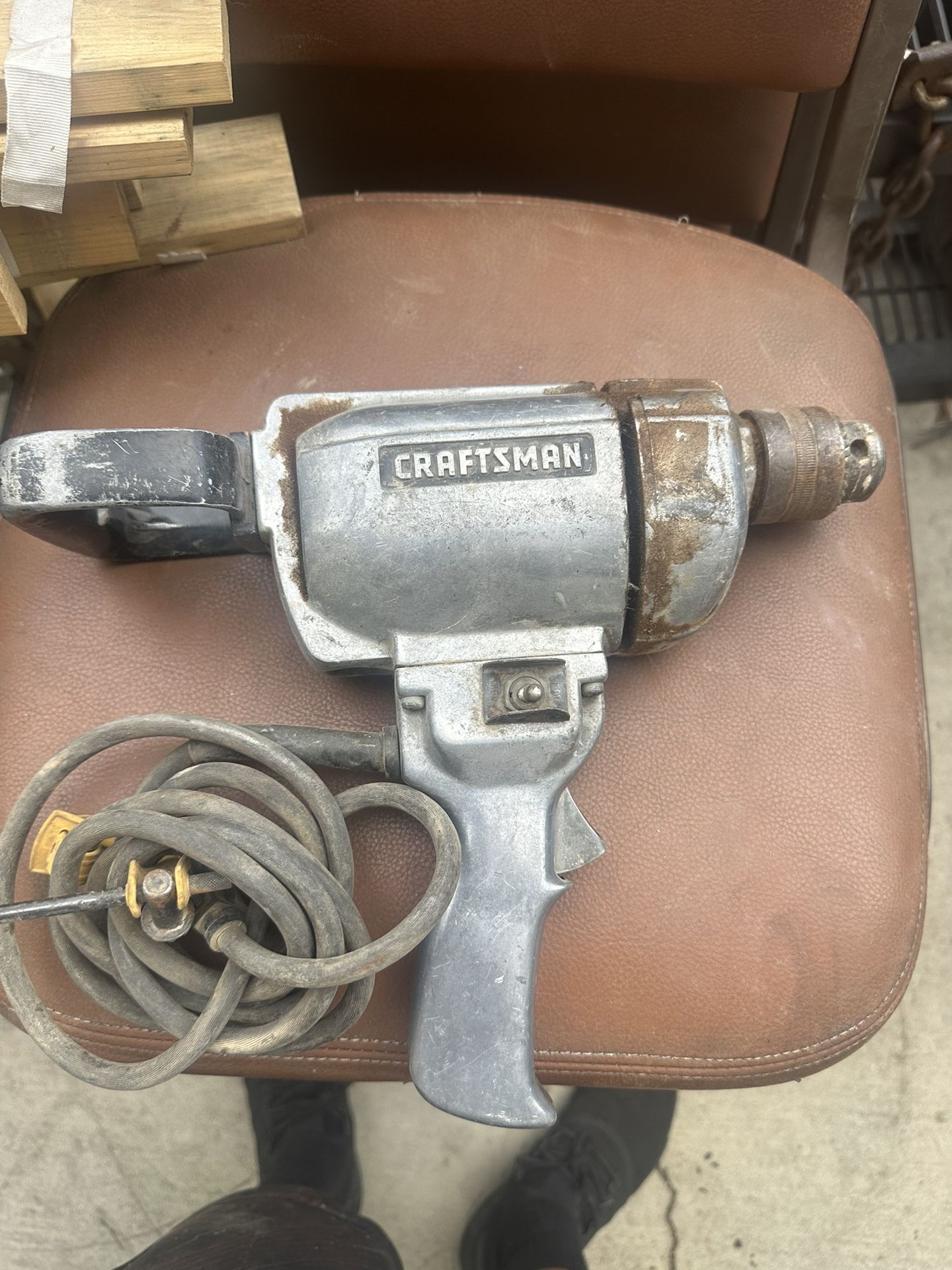 VINTAGE CRAFTSMAN 1/2" REVERSIBLE DRILL,