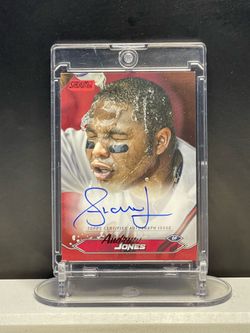 ⚾️2024 Topps Stadium Club⚾️ ANDRUW JONES 🏆 Red 🔴 Foil Autograph  /50 🔥