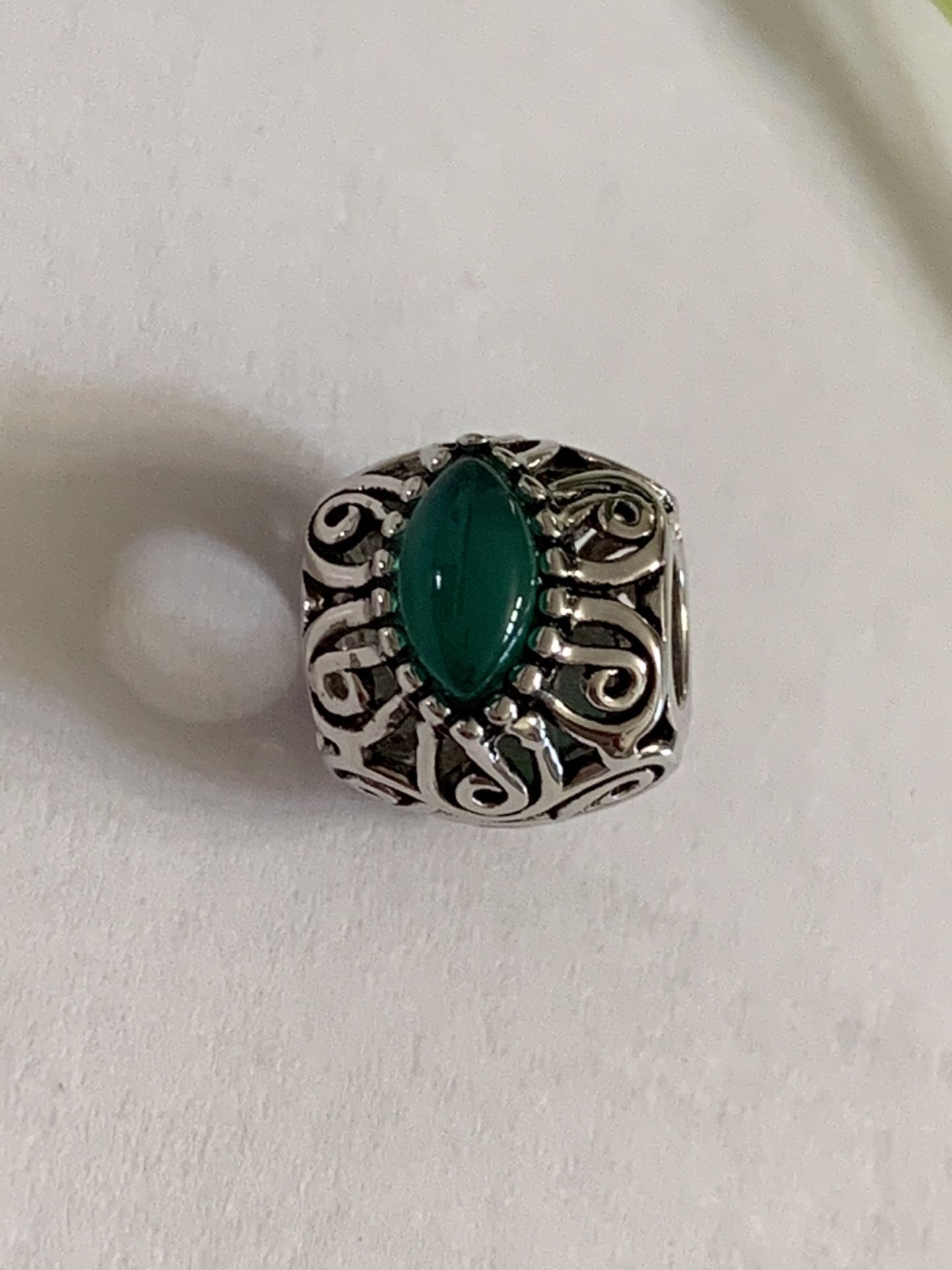 925 Sterling silver beautiful design Nay Birthstone Charm