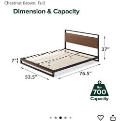 Bed frame - Size: Full