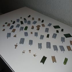 Vintage Armored Tanks And Other Military Models 