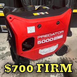 Predator Inverter generator 5000w