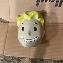 Fallout Vault Boy Head Small Pot