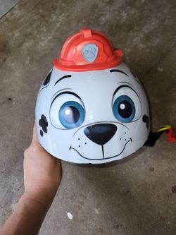 Paw patrol helmet up to 5 yr old