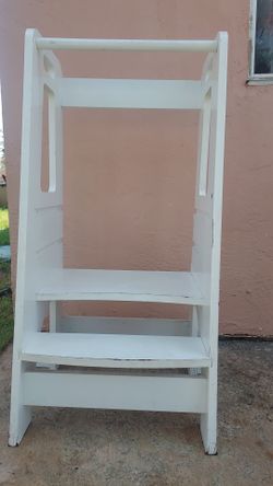 Toddler kitchen stool