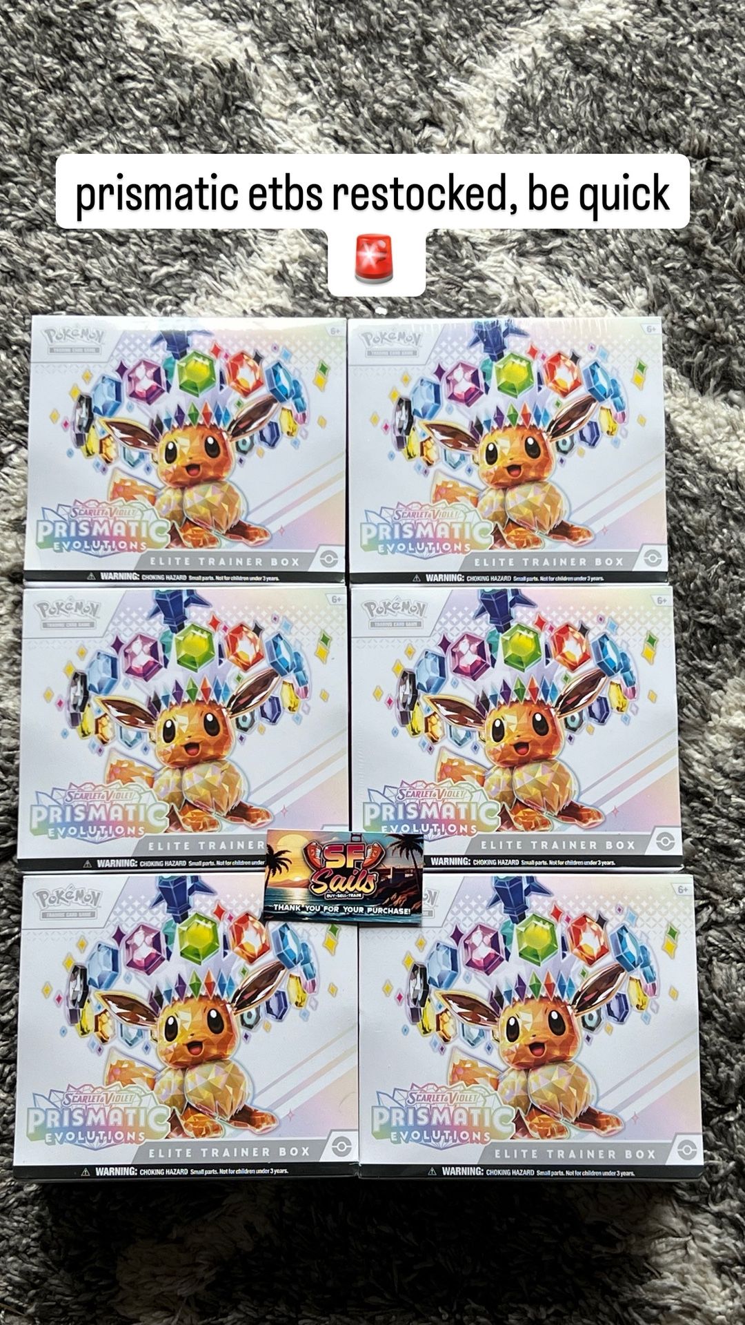 Pokemon Prismatic Elite Trainer Box(ETB)