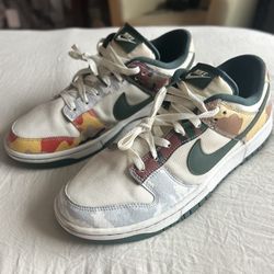 Nike Dunk Multi camo size 10