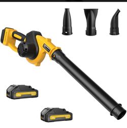 PILENTO Cordless Leaf Blower 2 battery and charger included